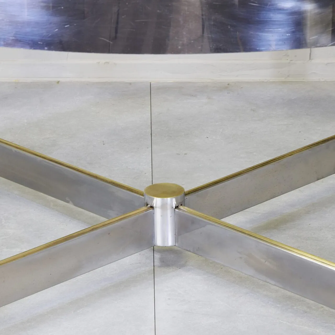 Dining table by Sandro Petti for Metalart, 1970s 5