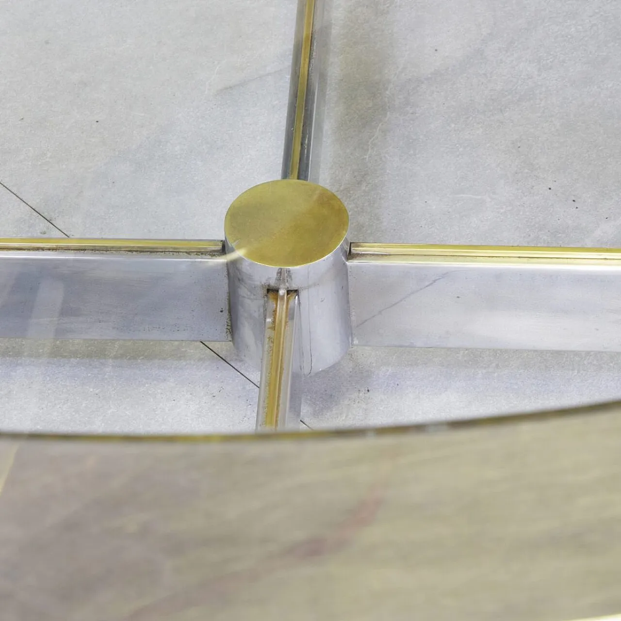Dining table by Sandro Petti for Metalart, 1970s 11