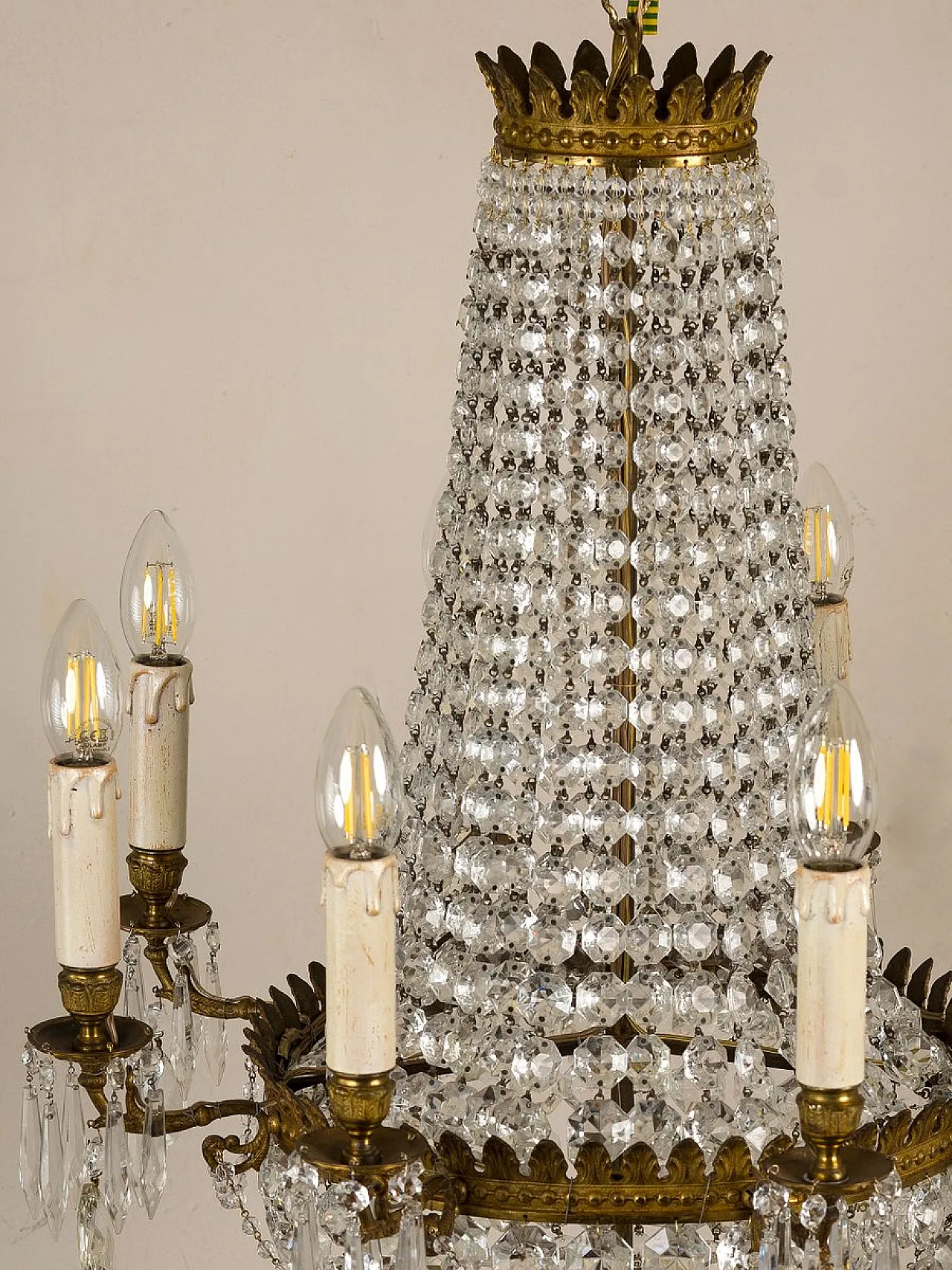 Lampadario in stile Impero, anni '30 5