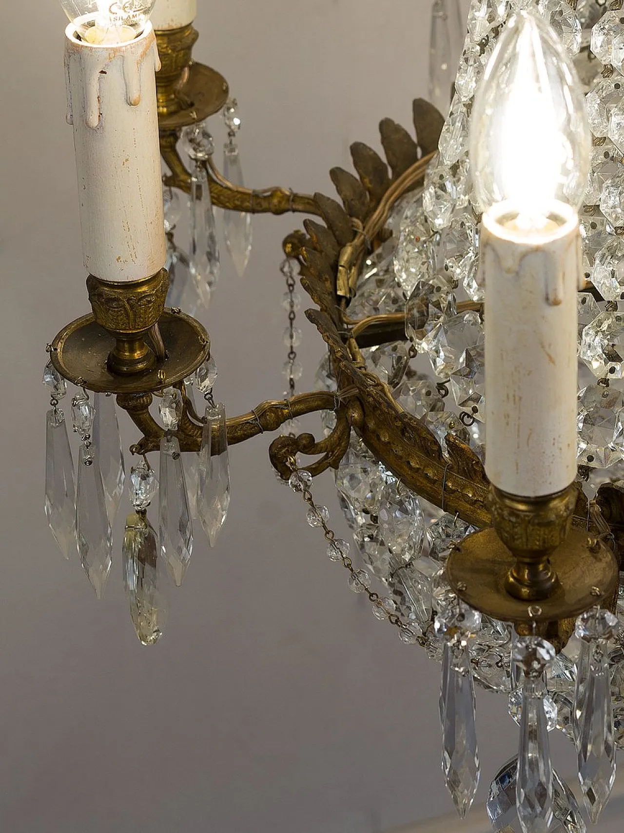 Lampadario in stile Impero, anni '30 8
