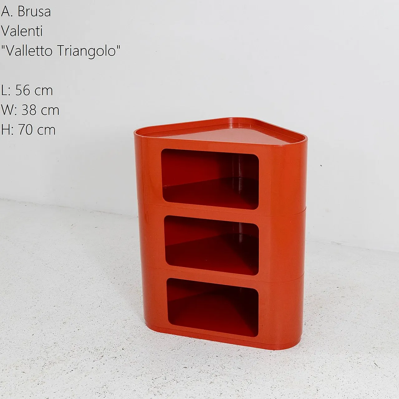 Mobiletto Triangolo Valletto di Valenti, anni '70 1