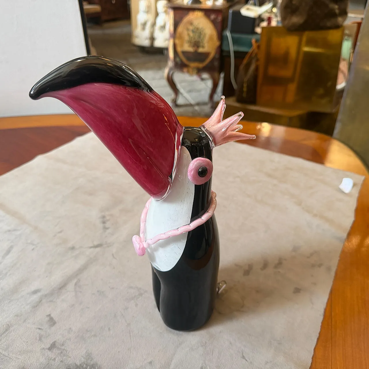 Tucano moderno in vetro di Murano di Dior Home, anni '90 2