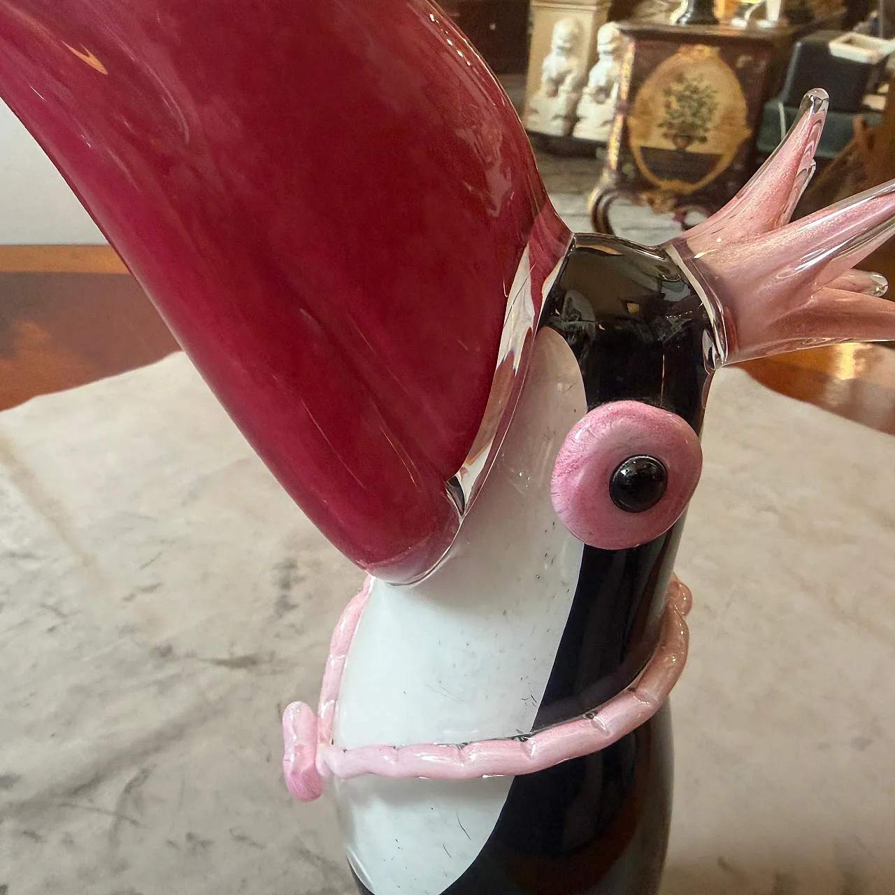 Tucano moderno in vetro di Murano di Dior Home, anni '90 7
