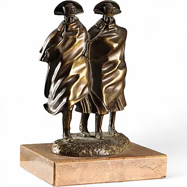 Coppia di Carabinieri nella Tormenta, '900