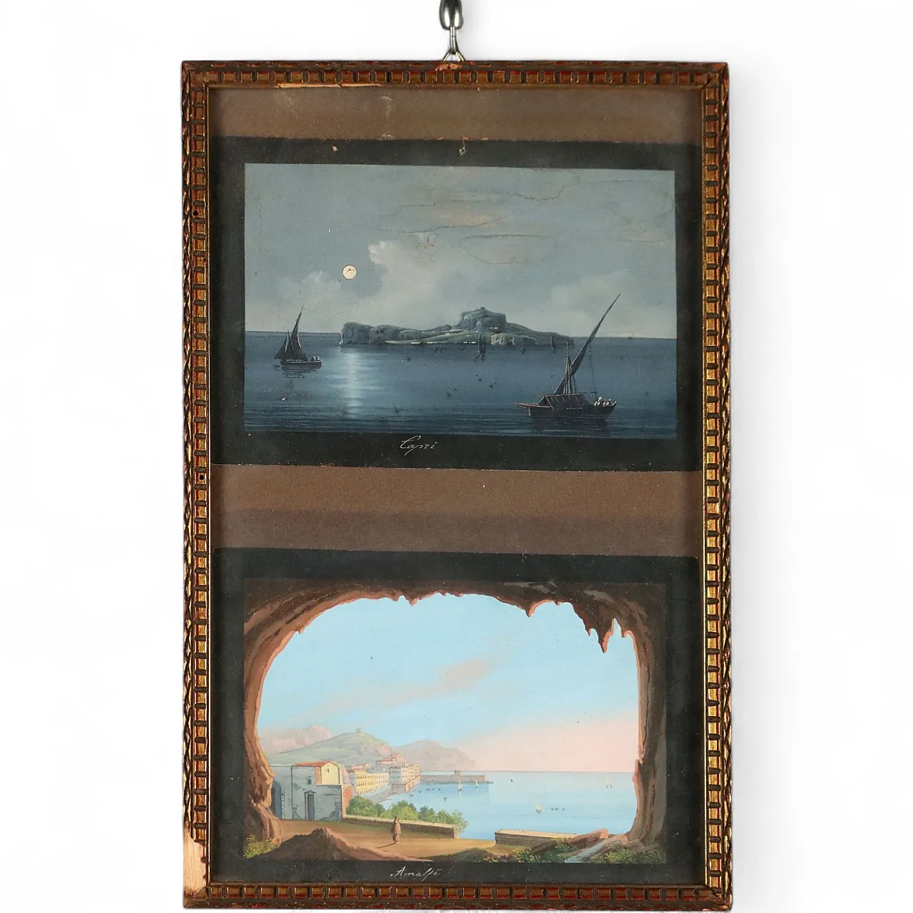Dipinti con Capri e Amalfi, '800 11