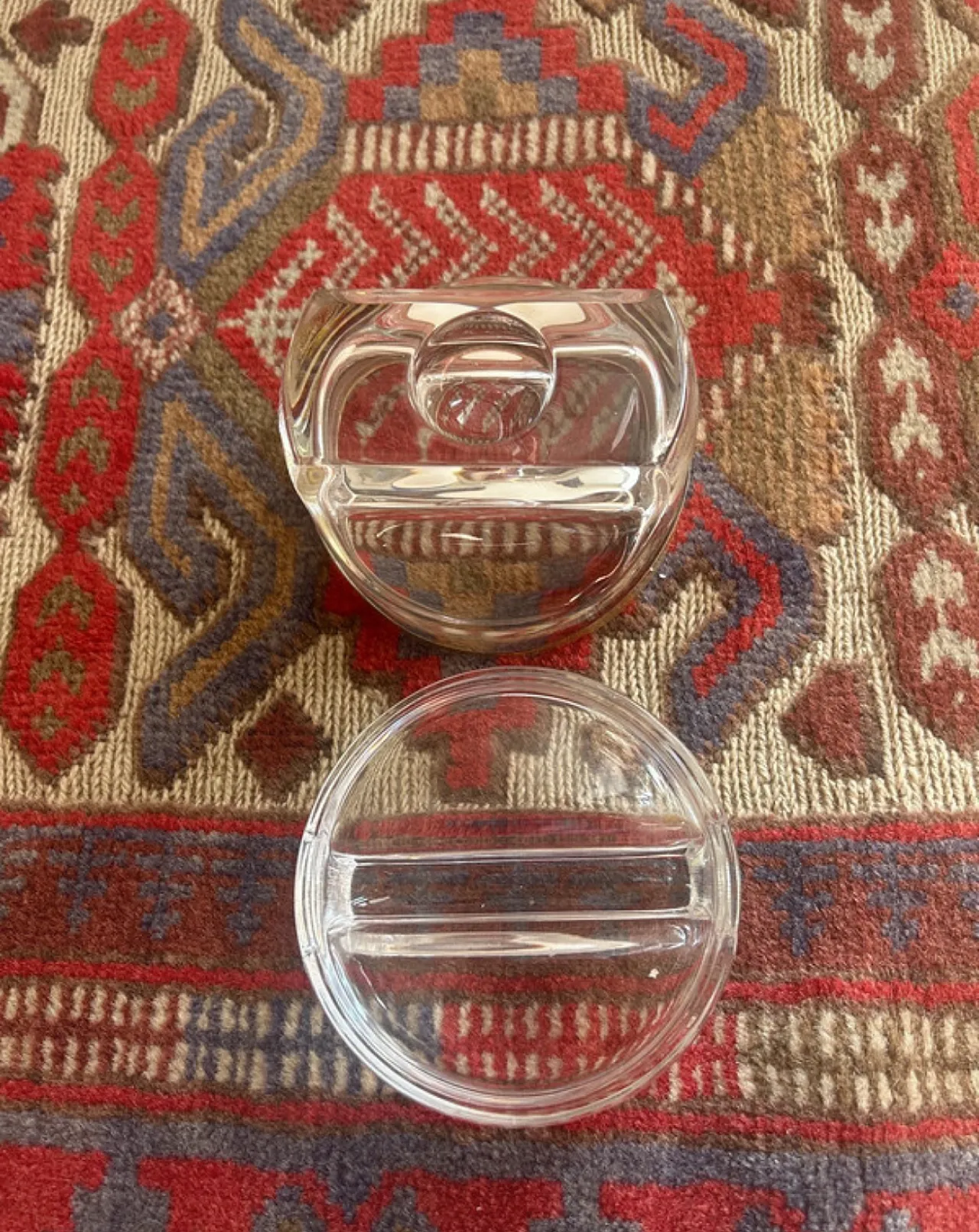 Taddei Sestini glass and silver box, late 20th century 5