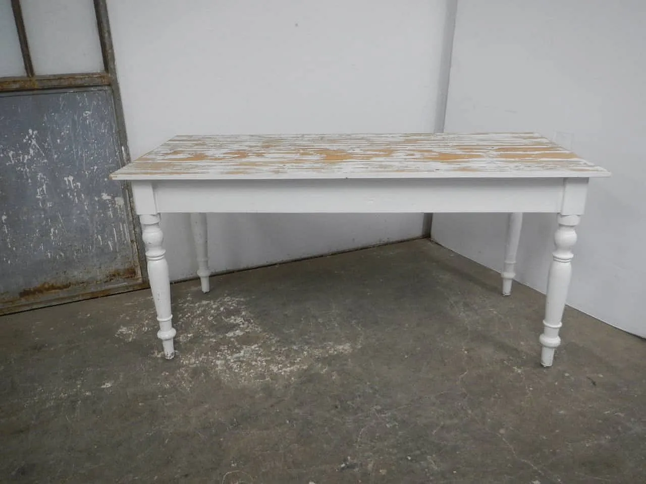 Fir wood table from 1960 1