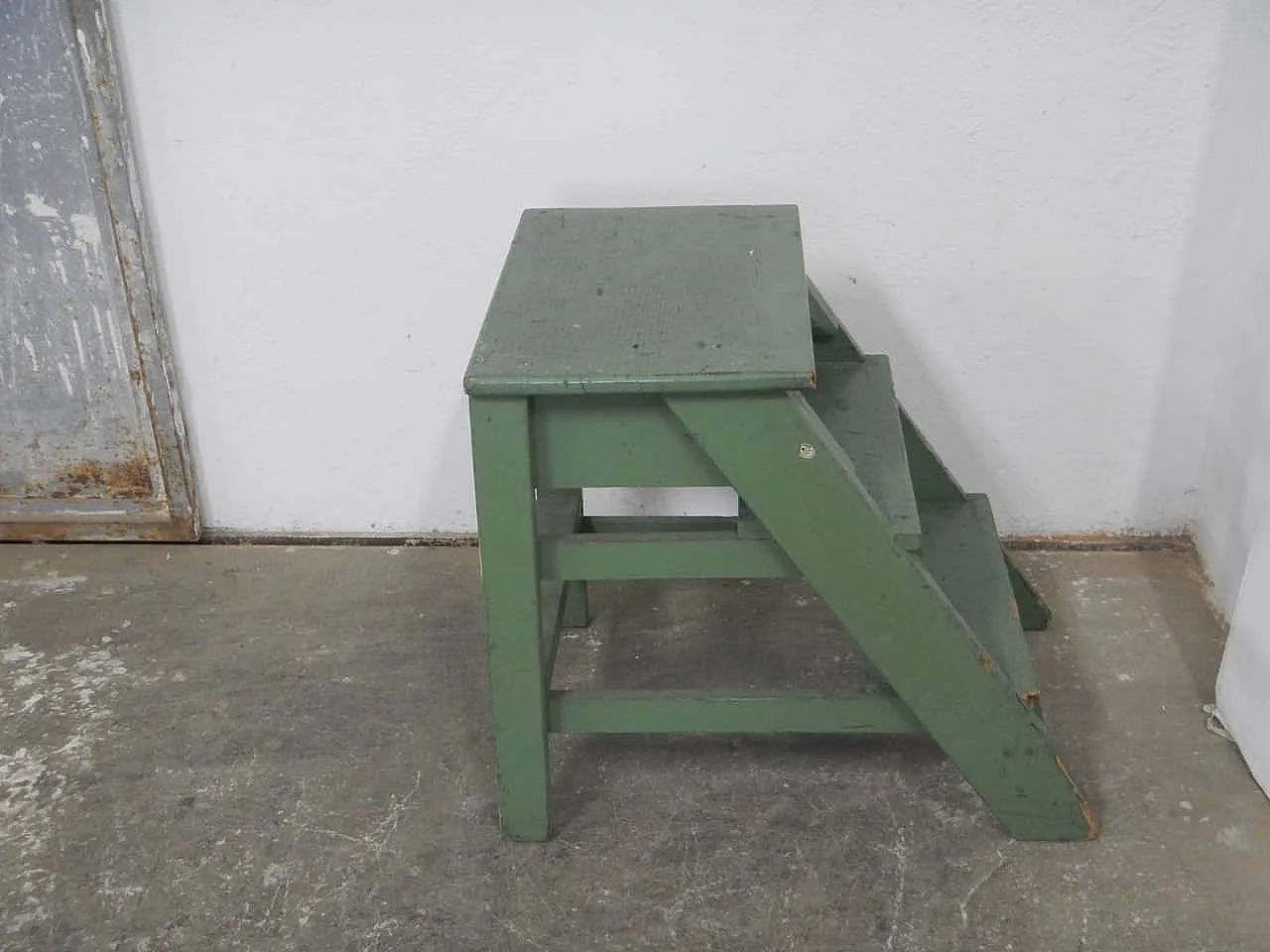 Ladder stool in fir wood 1960 5