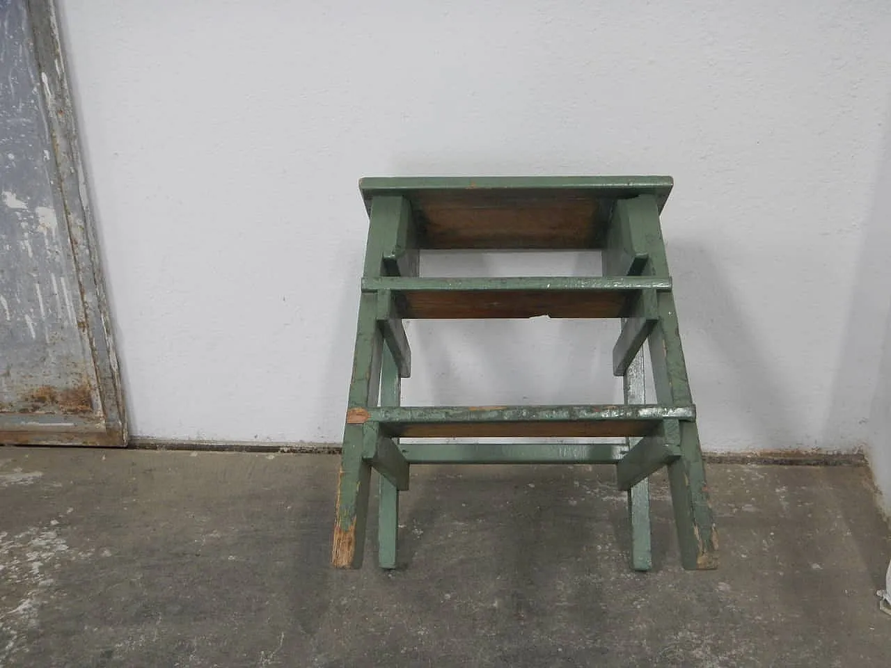 Ladder stool in fir wood 1960 6