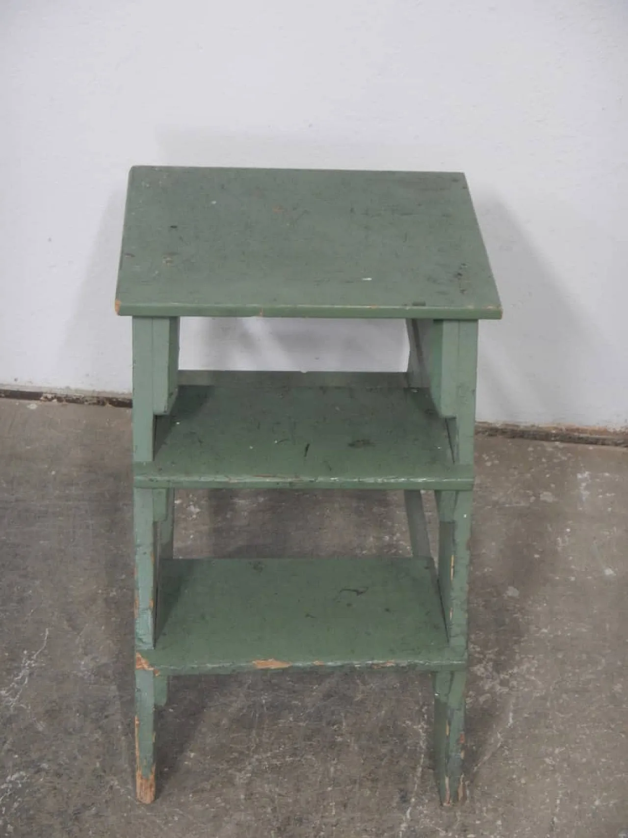 Ladder stool in fir wood 1960 7