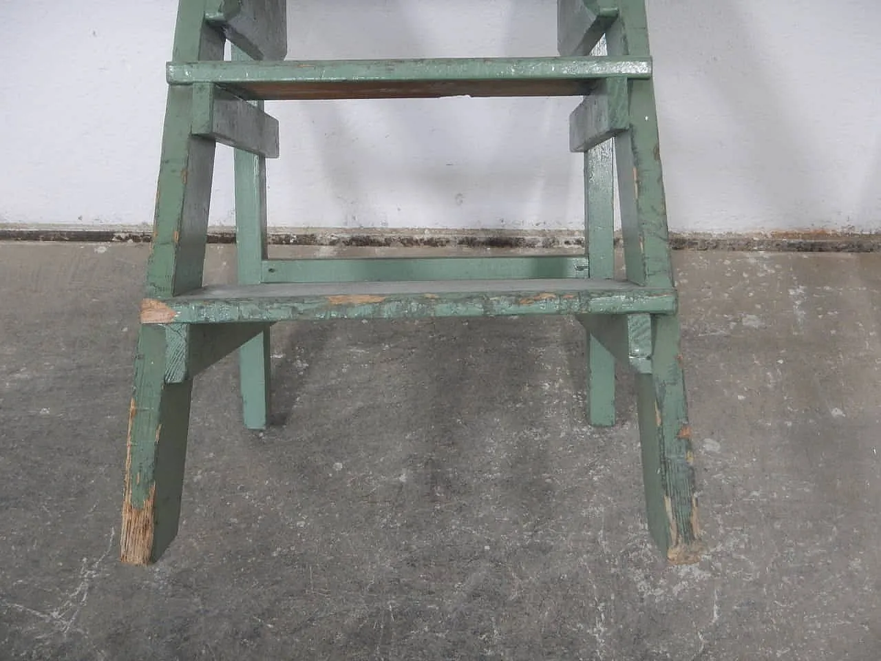 Ladder stool in fir wood 1960 8