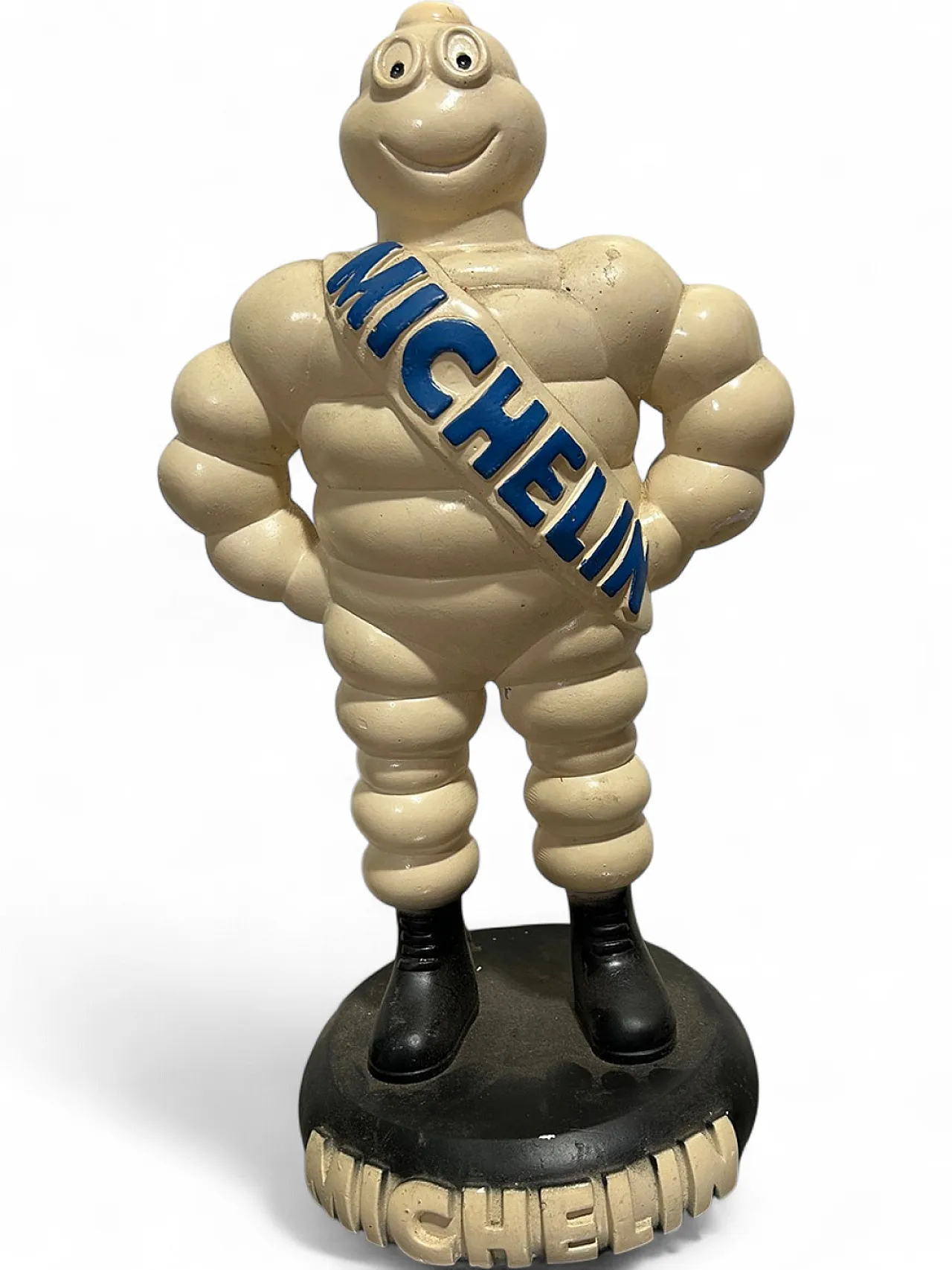 Scultura di Bibendum Michelin  in gesso in patina, anni '60 6