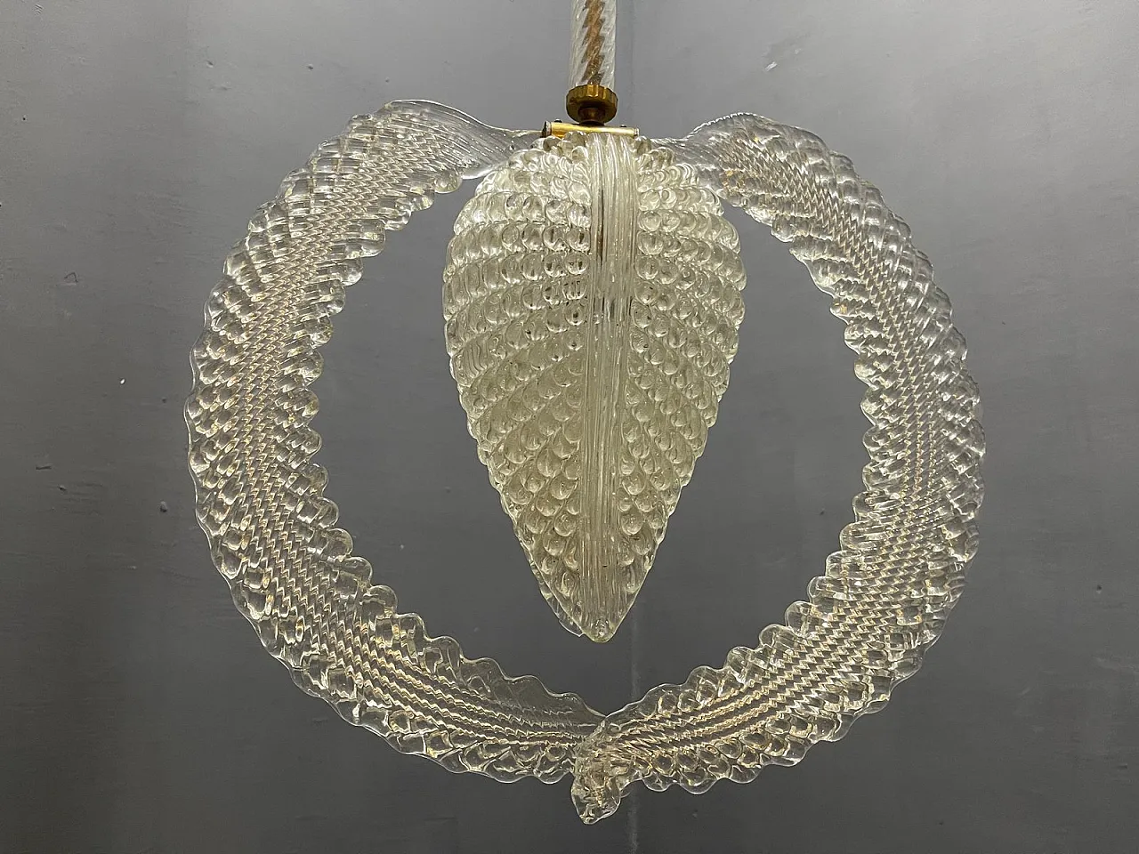 Murano glass lamp by Ercole Barovier, Italy, 1950s 18