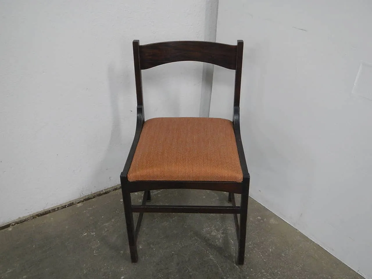 Chair with fabric seat 1980 1