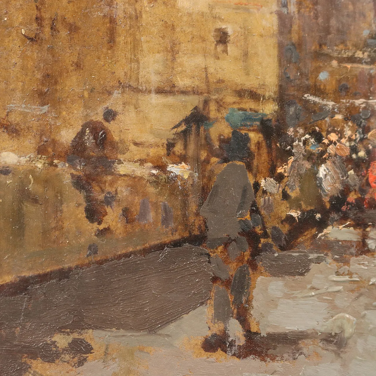 Dipinto di Ezelino Briante, olio su cartone, '900 4
