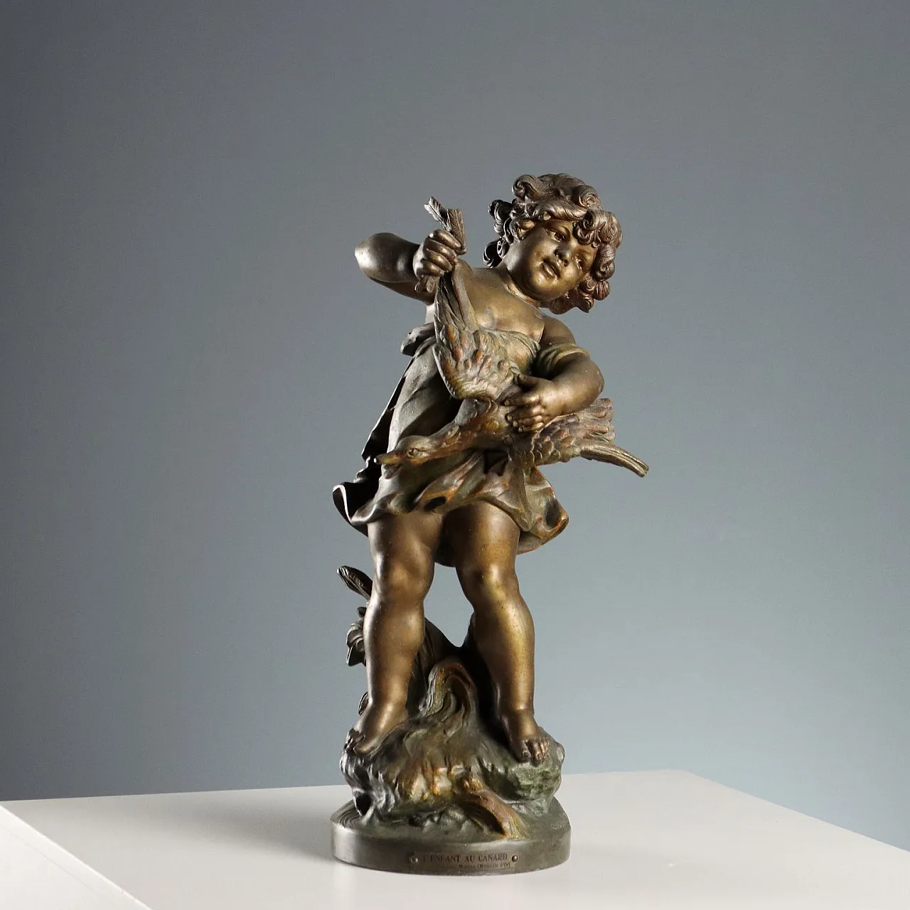 Scultura in antimonio Auguste Moreau, '900 1