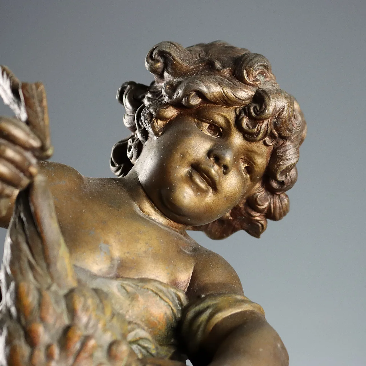 Scultura in antimonio Auguste Moreau, '900 3