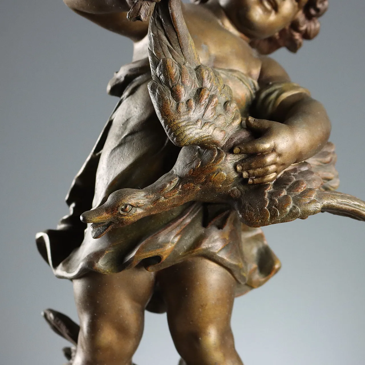 Scultura in antimonio Auguste Moreau, '900 4