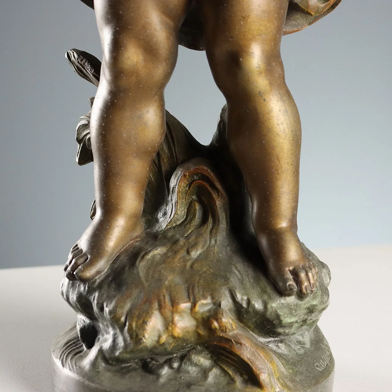 Scultura in antimonio Auguste Moreau, '900 5