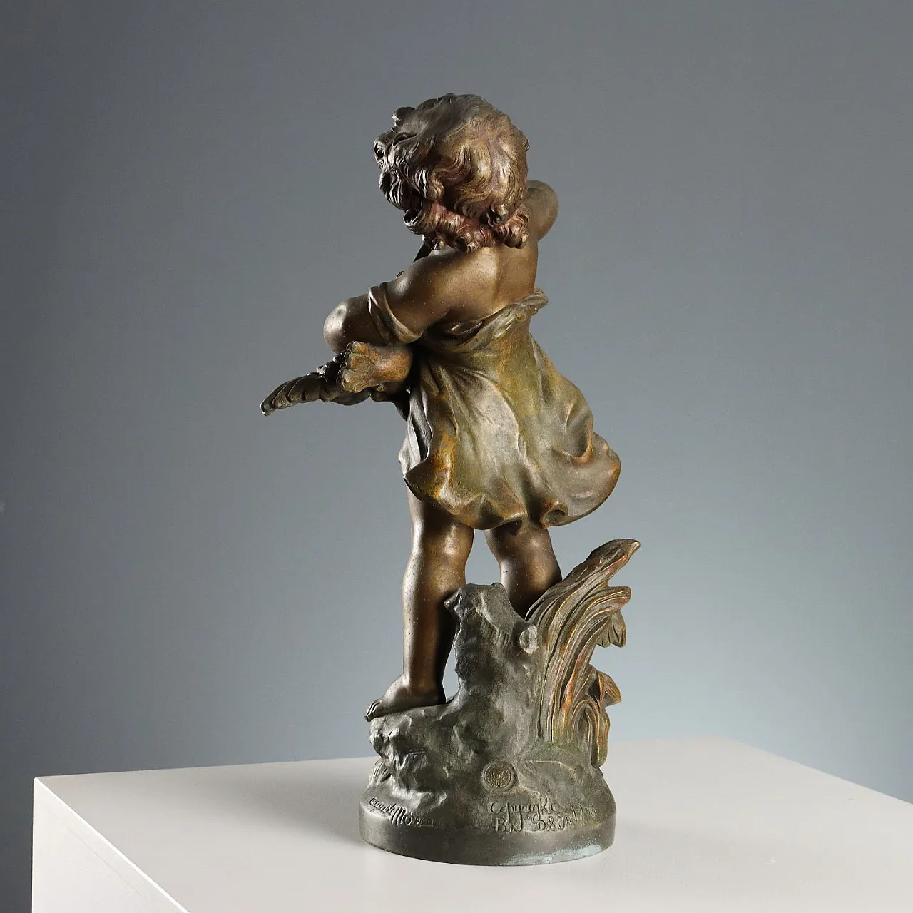 Scultura in antimonio Auguste Moreau, '900 9