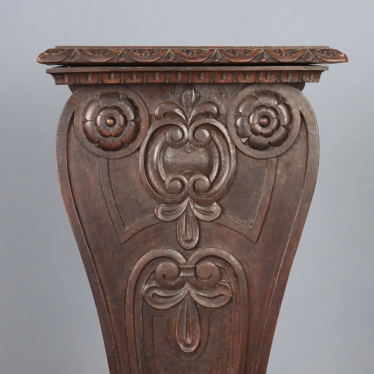 Portavaso in noce, '800 3