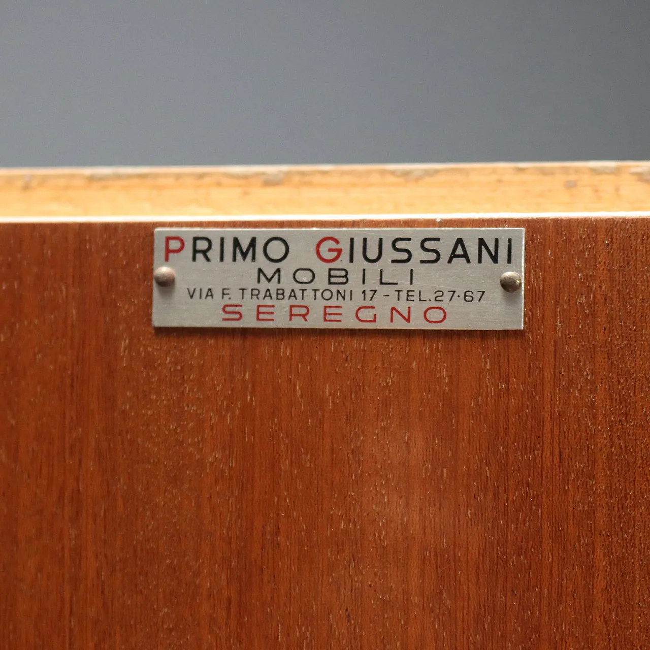 Armadio in legno e formica, anni '60 5