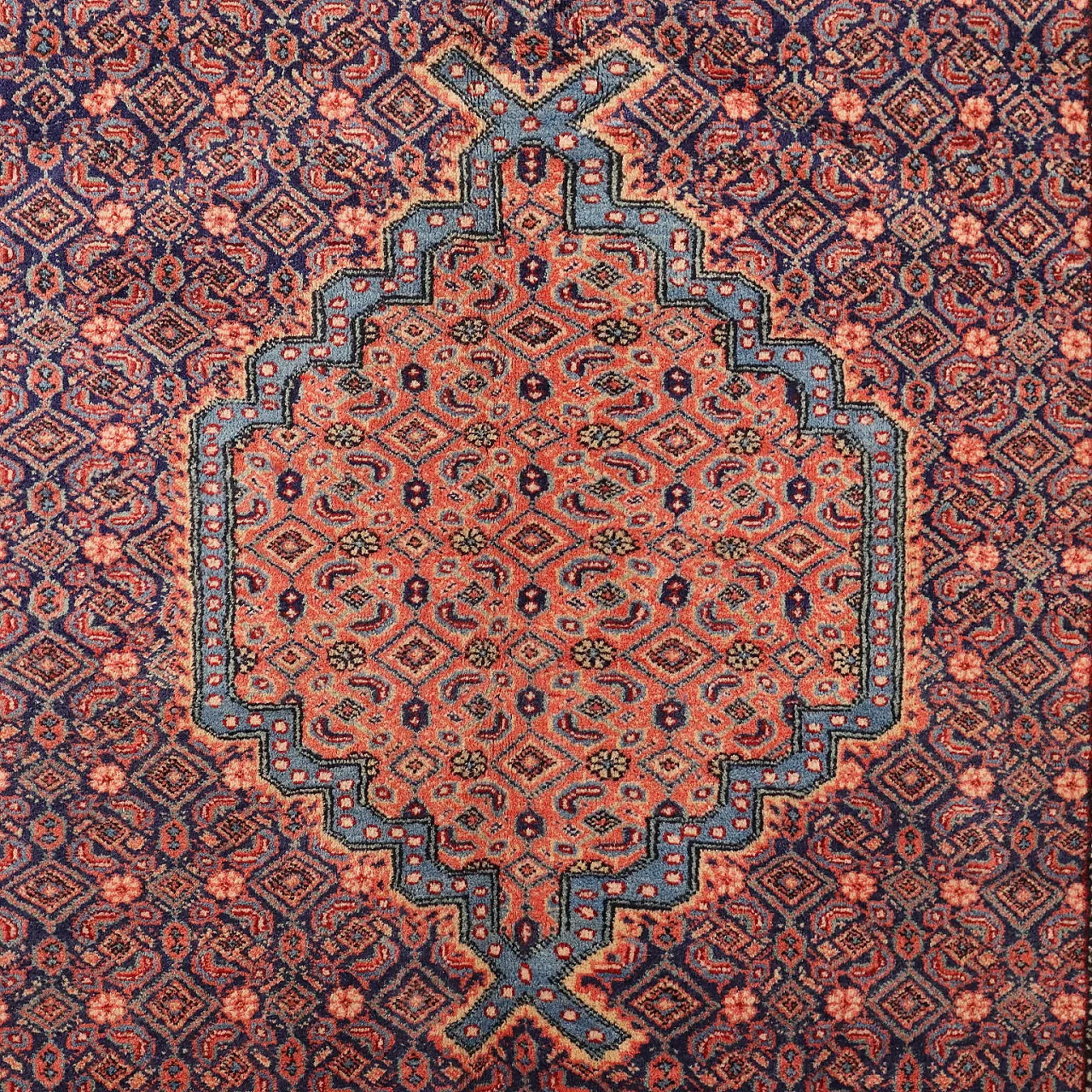 Tappeto Mud iraniano in cotone e lana 3
