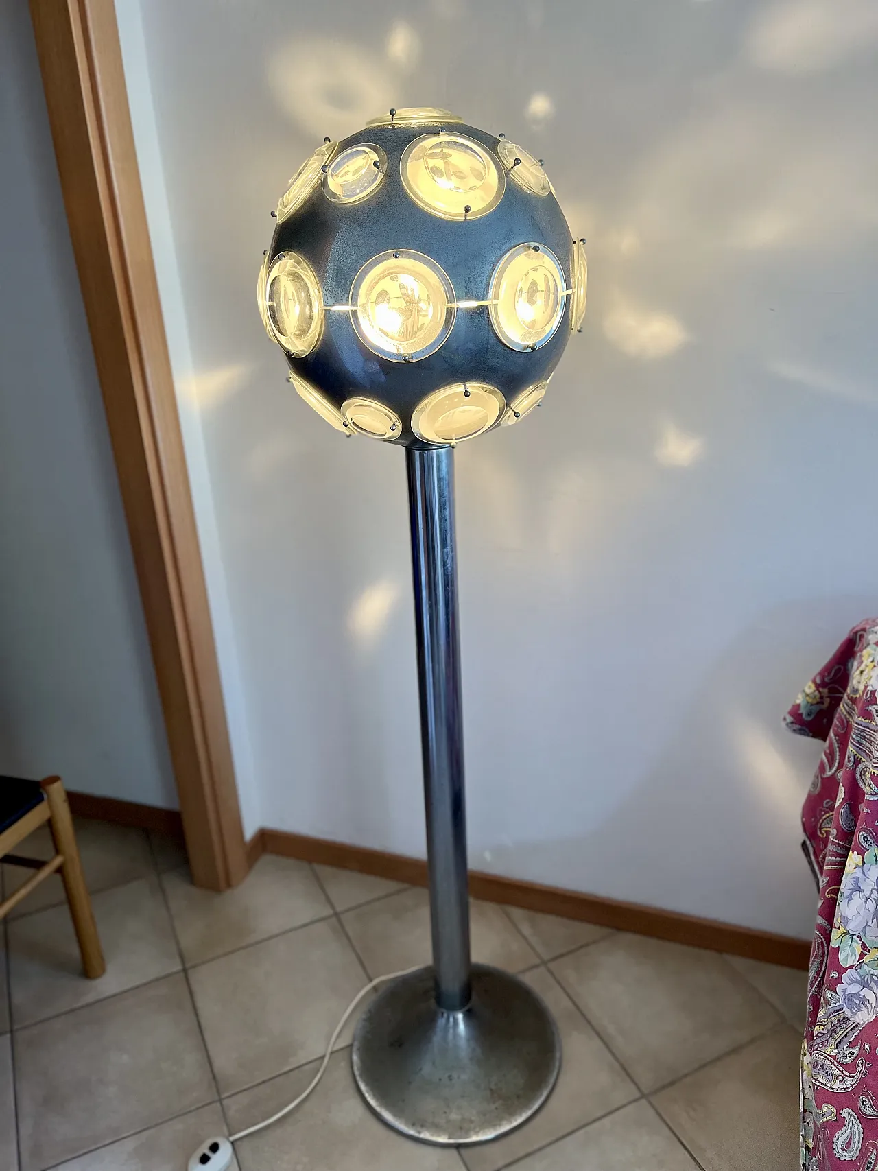 Floor lamp by Oscar Torlasco, 1960s 1