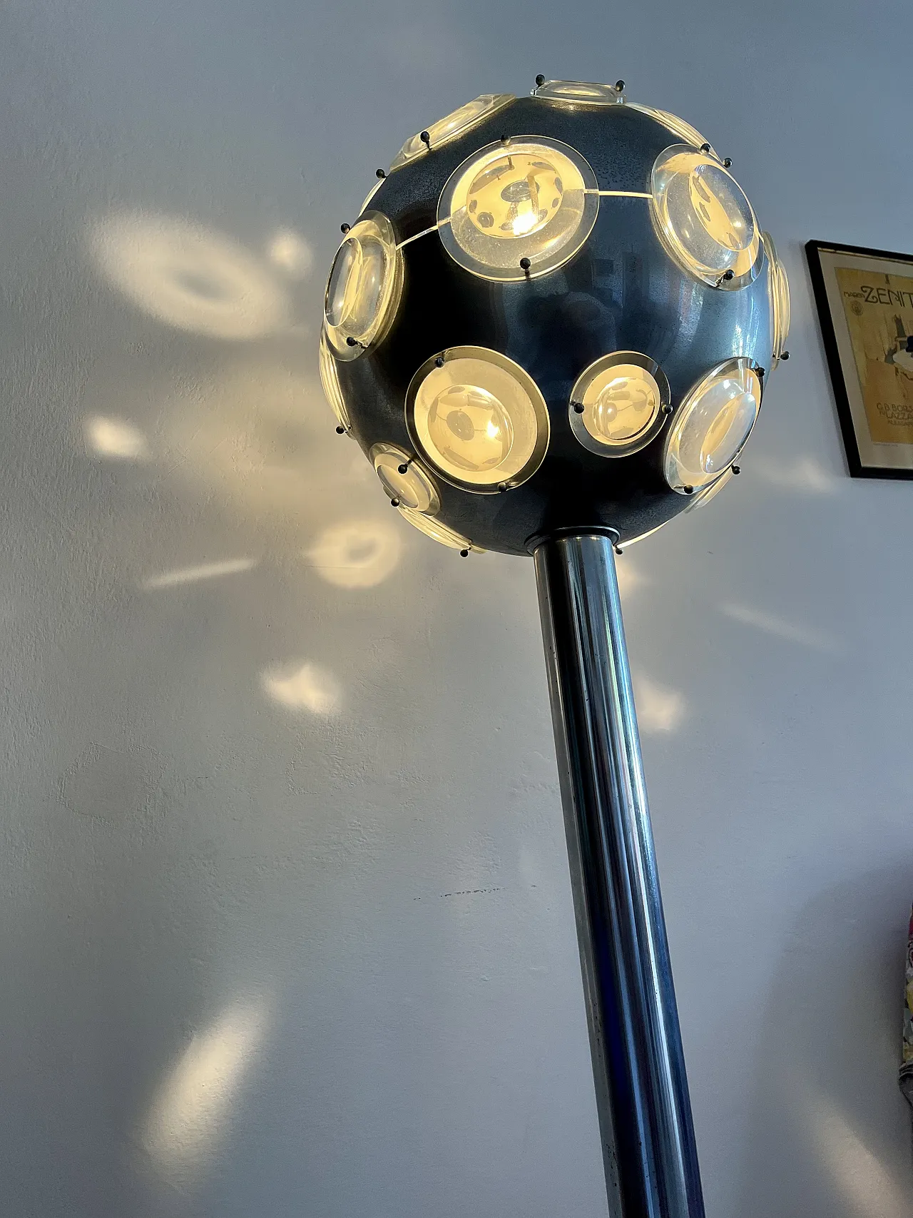 Floor lamp by Oscar Torlasco, 1960s 5
