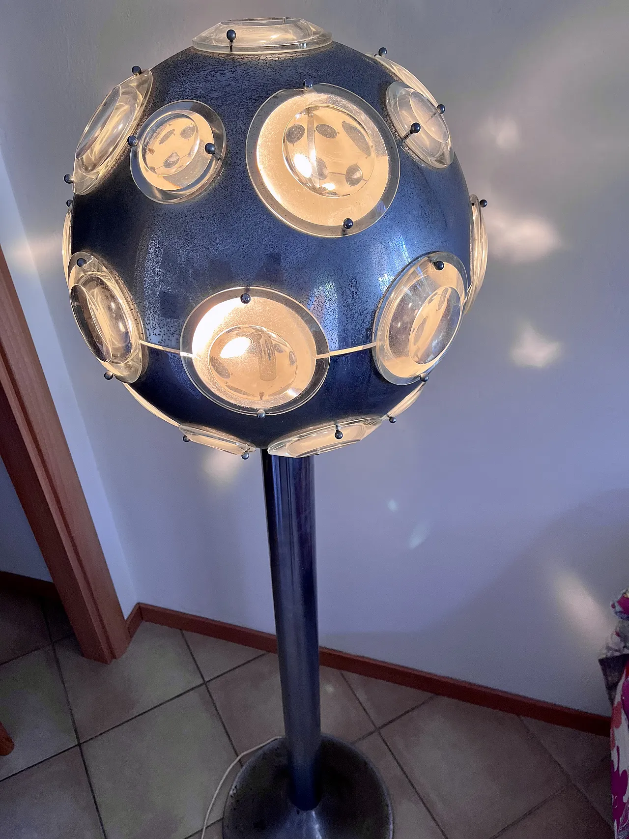 Floor lamp by Oscar Torlasco, 1960s 6
