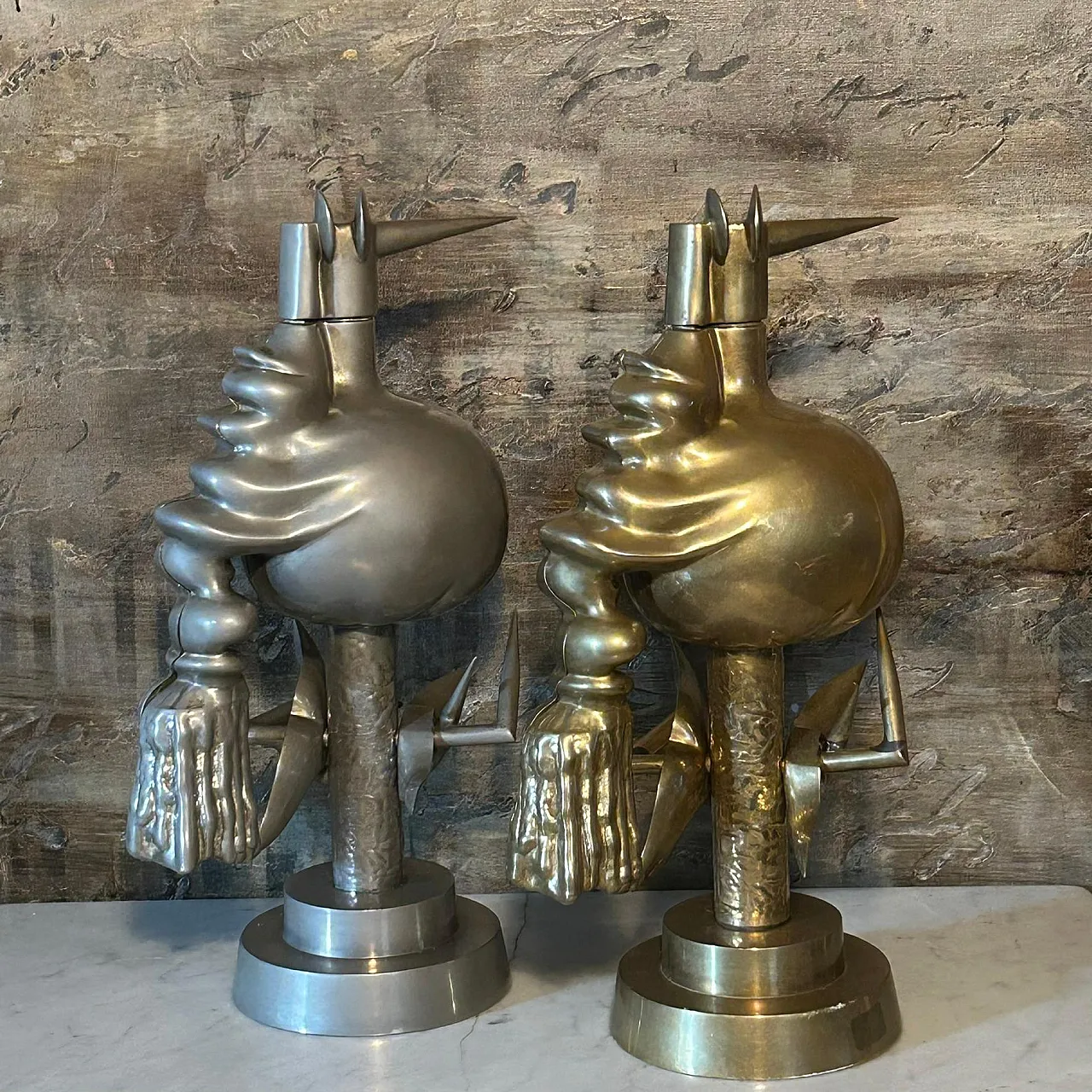 Wifredo Lam, Uccelli del Fuoco, sculture in metallo patinato, anni '70 2
