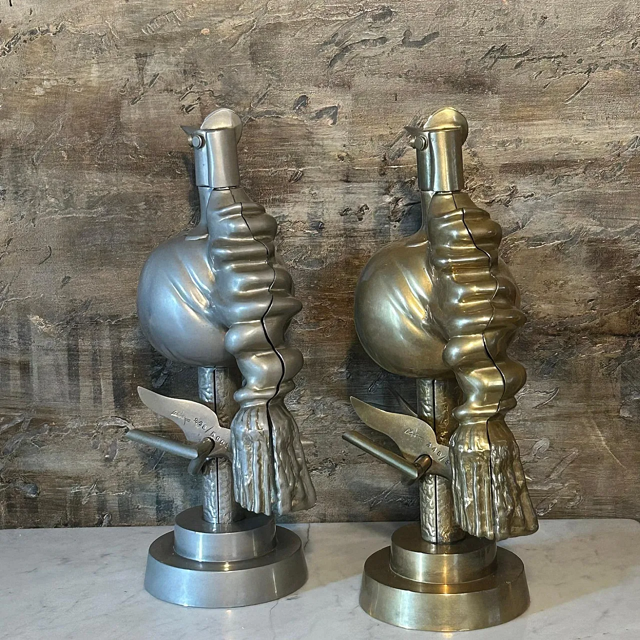 Wifredo Lam, Uccelli del Fuoco, sculture in metallo patinato, anni '70 3
