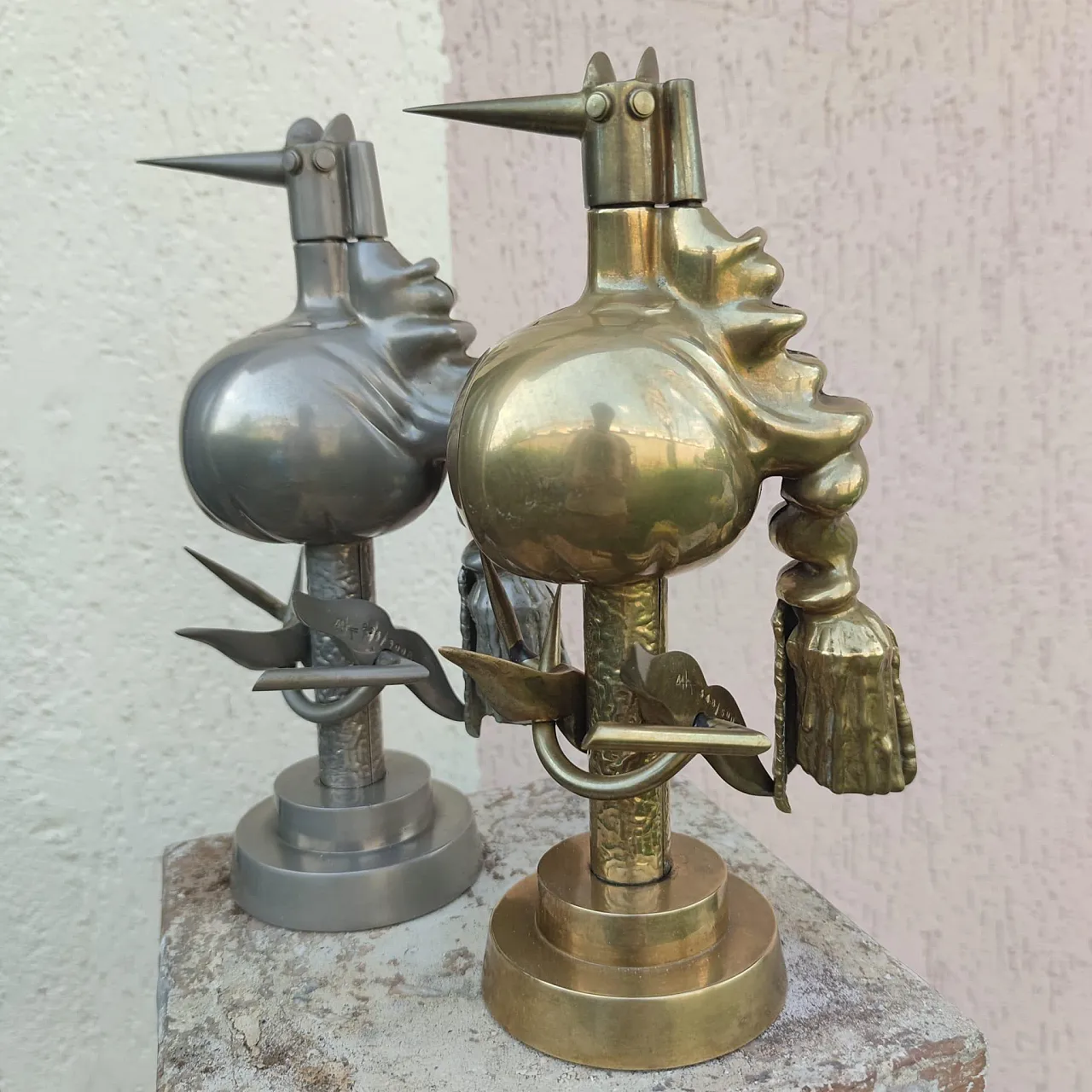 Wifredo Lam, Uccelli del Fuoco, sculture in metallo patinato, anni '70 6