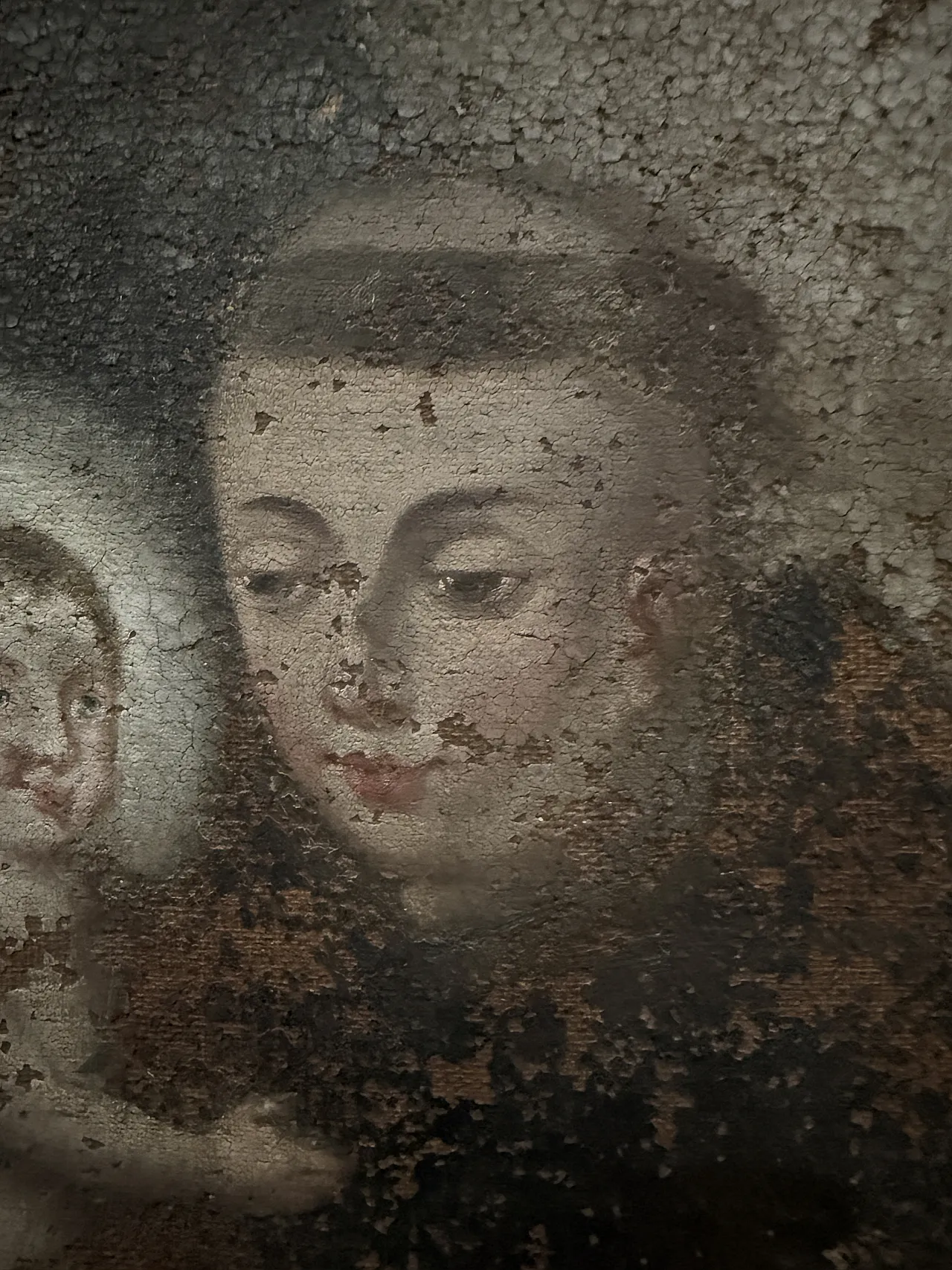 St. Anthony of Padua and Child, oil on canvas, 18th century 4