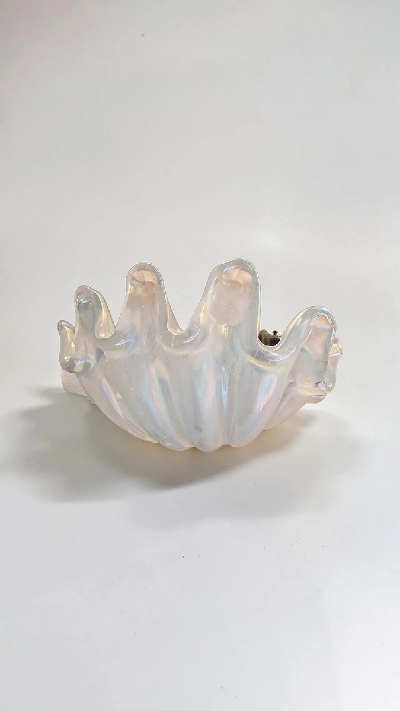 Lampada da parete in vetro di Murano di Barovier & Toso, Italia, anni '40 1