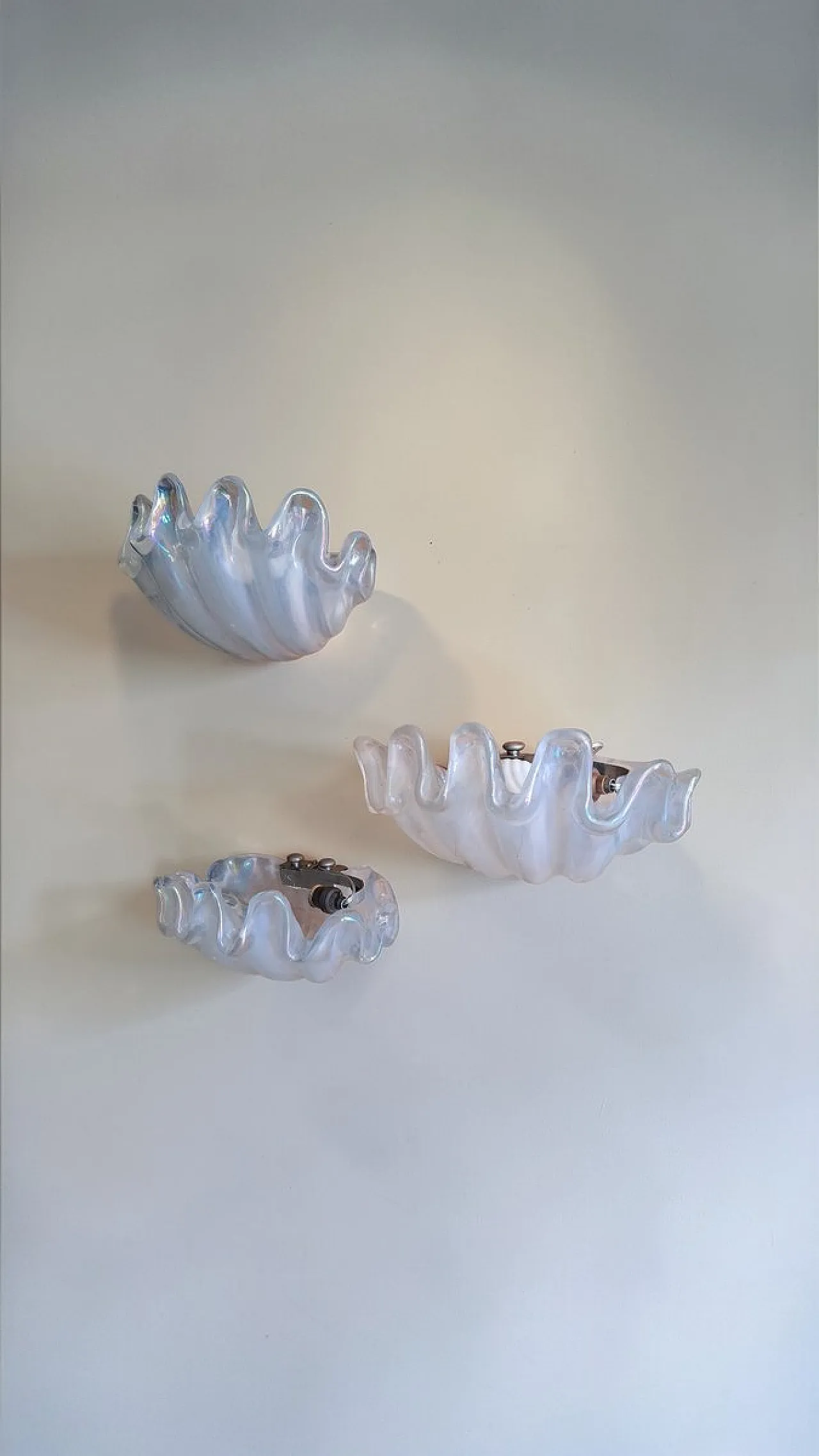 Lampada da parete in vetro di Murano di Barovier & Toso, Italia, anni '40 6