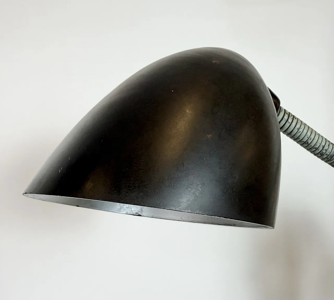 Green Industrial Scissor Wall Lamp from Elektroinstala, 1960s 12