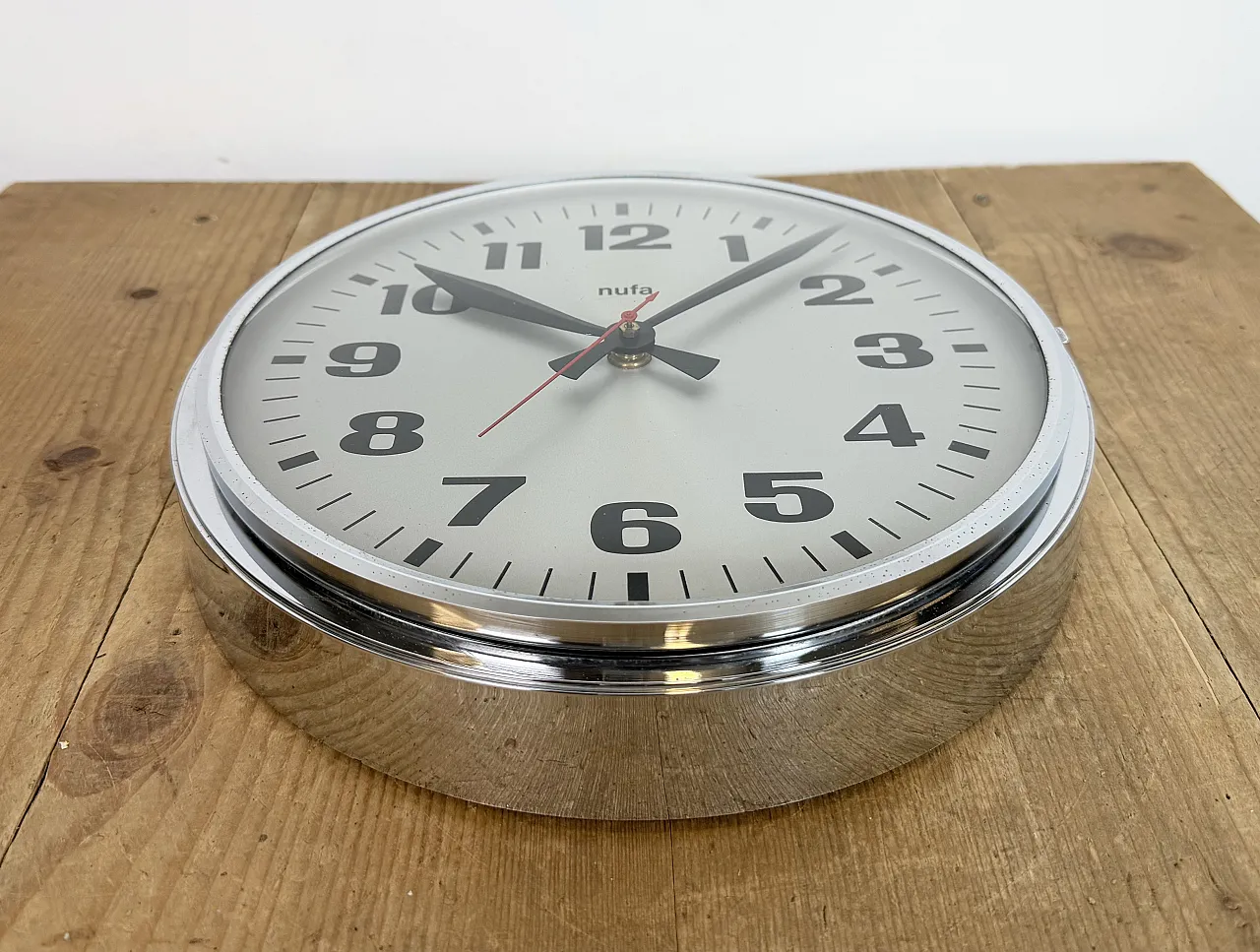 Vintage Electric Wall Clock from NUFA, 1960s 8