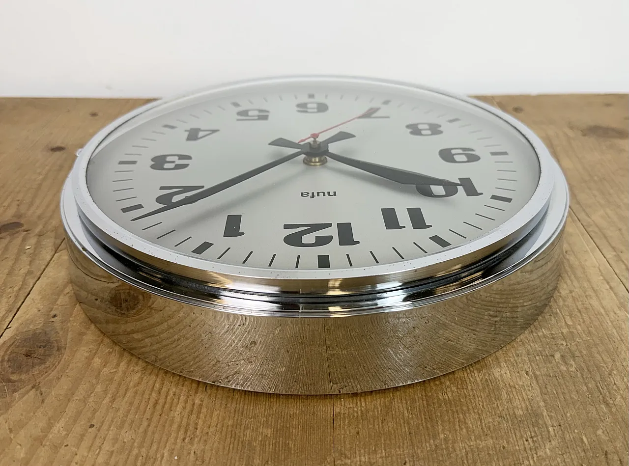 Vintage Electric Wall Clock from NUFA, 1960s 13