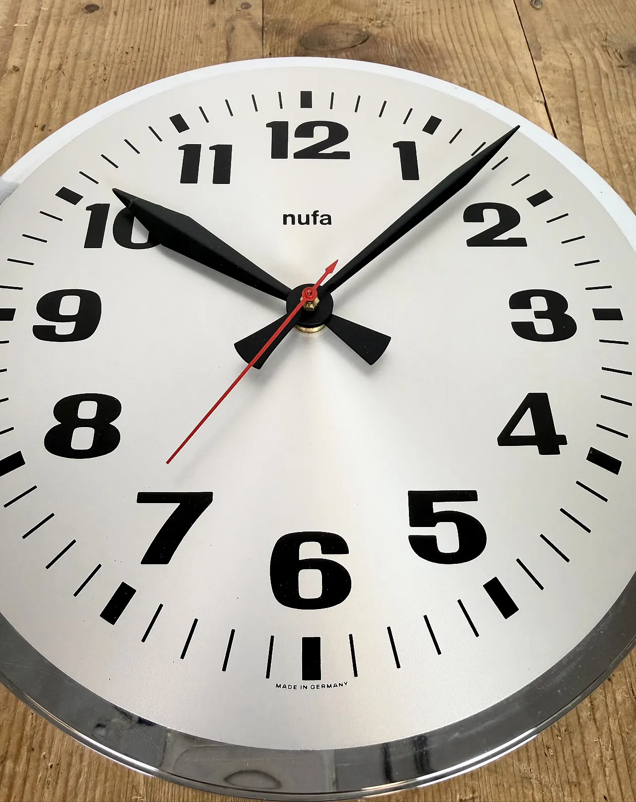 Vintage Electric Wall Clock from NUFA, 1960s 16