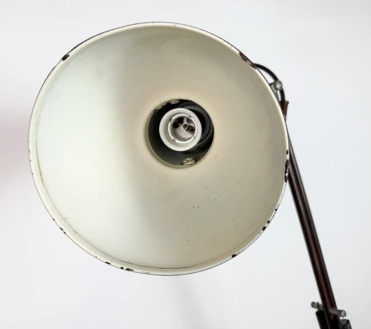 Vintage Brown Architect Table Lamp from Napako, 1950s 7