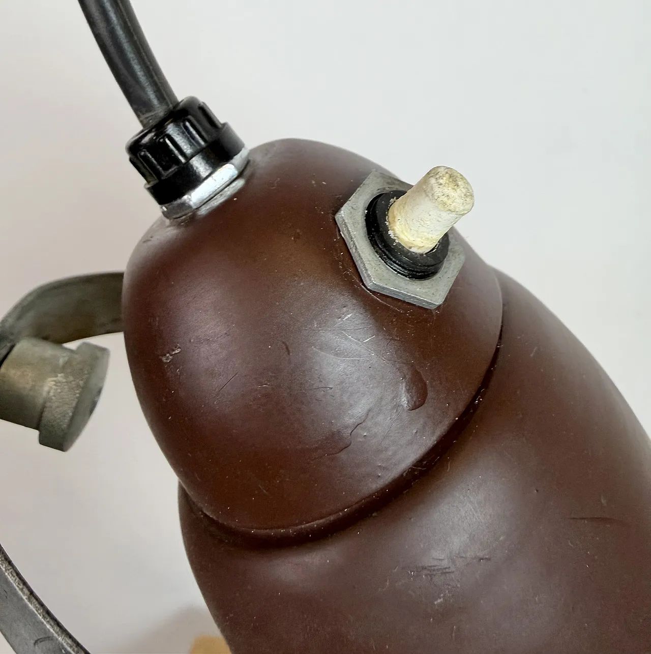 Vintage Brown Architect Table Lamp from Napako, 1950s 16