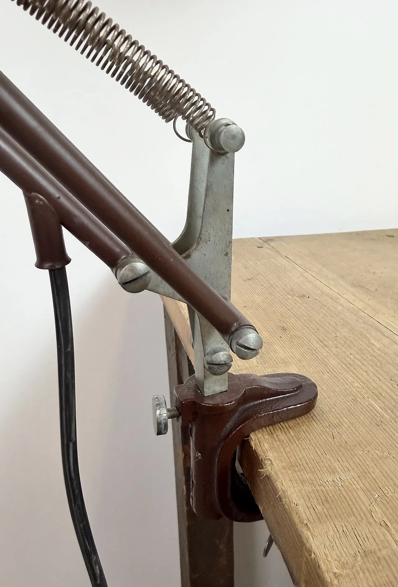 Vintage Brown Architect Table Lamp from Napako, 1950s 17