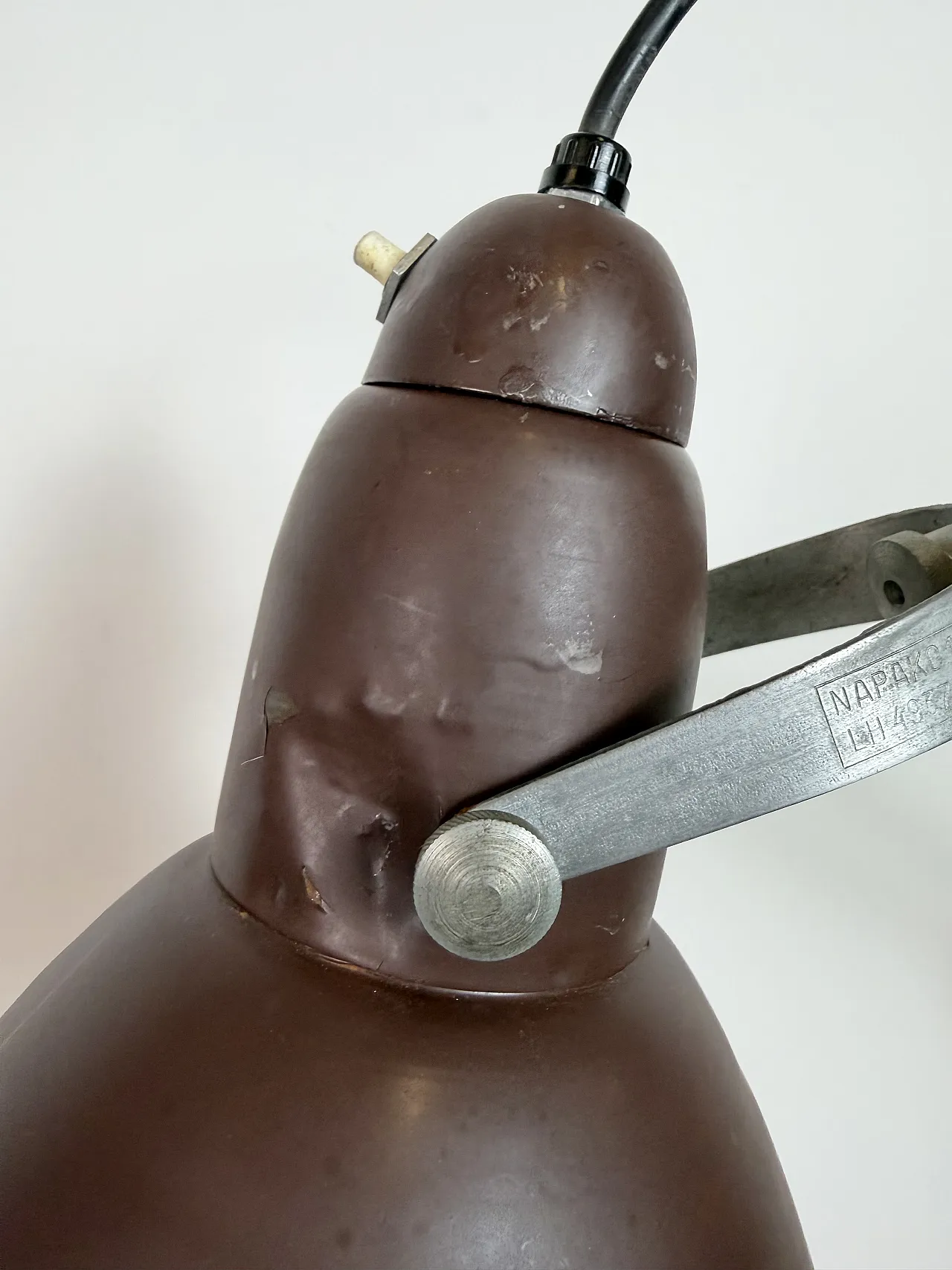 Vintage Brown Architect Table Lamp from Napako, 1950s 21