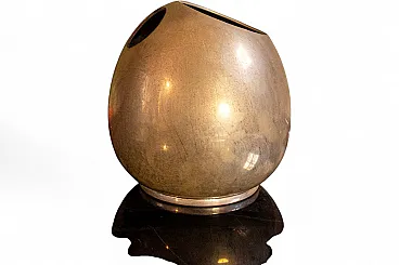 Spatialist silver vase, 1960s