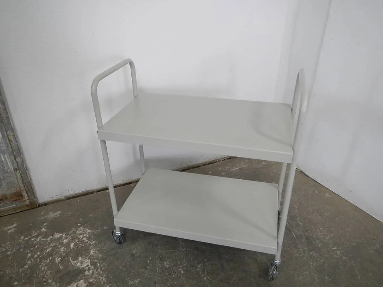 Carrello in ferro colorato 1980 1