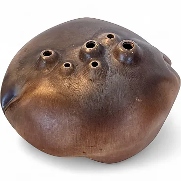 Lacquered ceramic Tulip Vase by Giacomo Onestini, 20th century