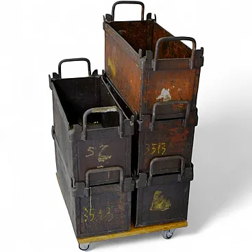 Storage container from Fiat, 1960s