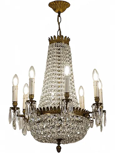 Lampadario in stile Impero, anni '30