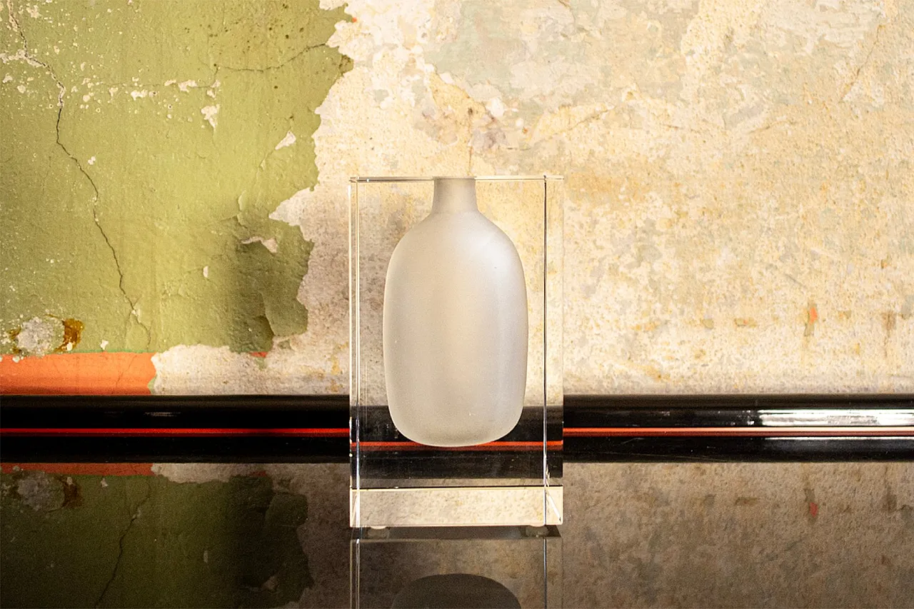 Vaso in vetro di Rosenthal Studio Line, anni 2000 1